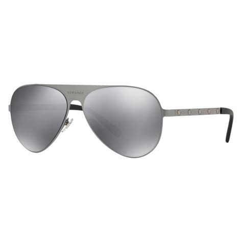 versace silver aviators|Versace aviator eyeglasses.